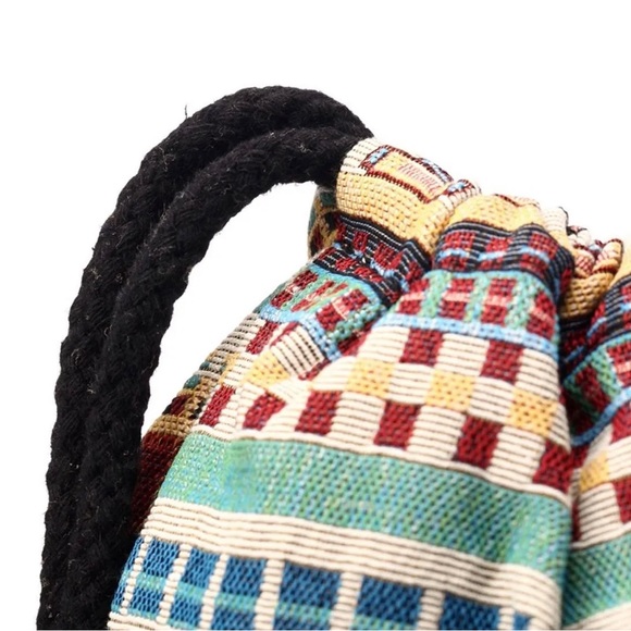 Bohemian Hobo Drawstring Backpack - Picture 4 of 5